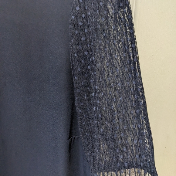 RW&CO. | Short Sleeve Top with Lace Sleeves - Picture 6 of 9